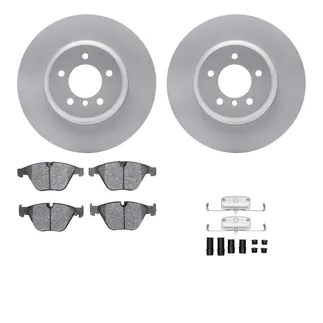R1 Concepts WDUH1-31237 Carbon Series Brake Rotors W/ 5000 Oep Brake Pads & Hdw